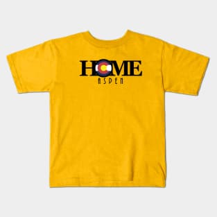 HOME Aspen Colorado Kids T-Shirt